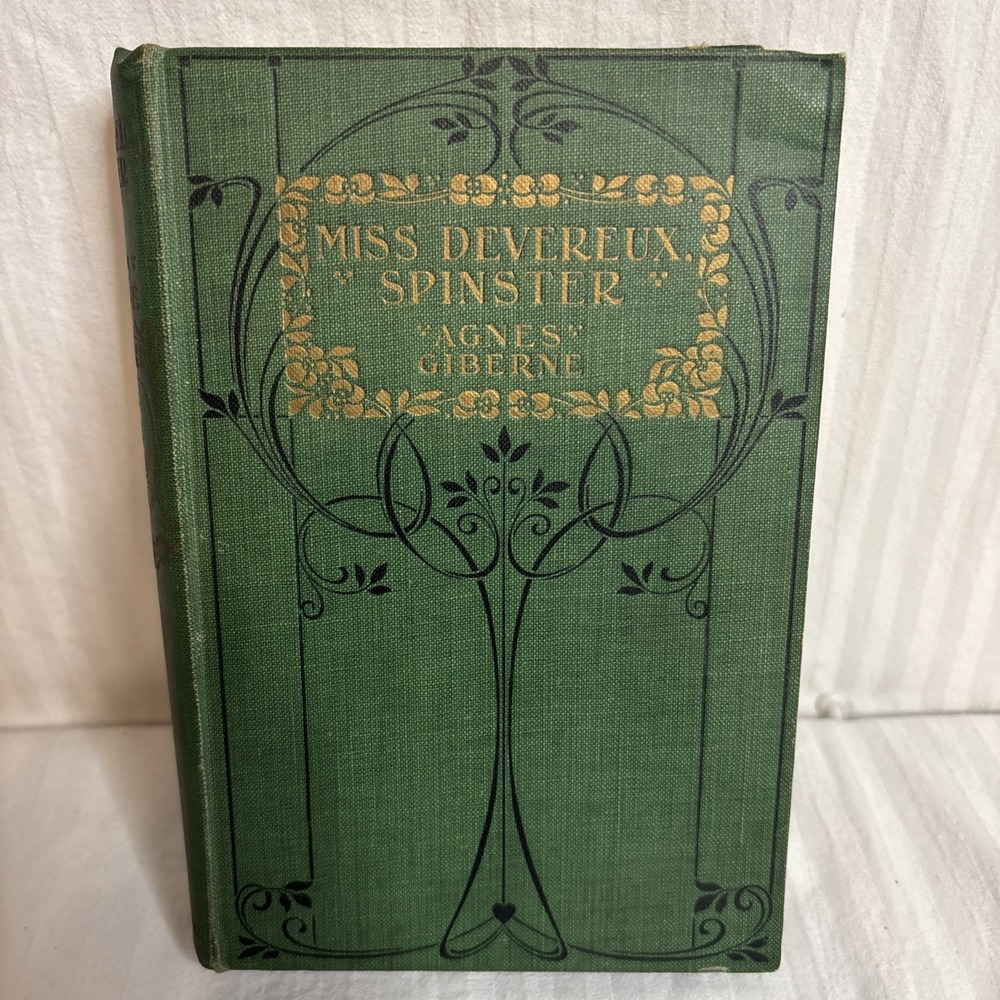 Miss Devereux "Spinster" By Agnes Giberne Hardcover - Vintage